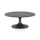 Verity Round Coffee Table - Raw Black