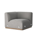 Seraphine Build Your Own Mabry Sectional - Corner Piece Gibson Silver