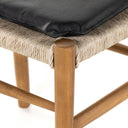 Muestra Dining Chair W Cushion - Natural Teak Pebble Black