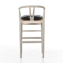 Aveline Bar Counter Stool - Bar Weathered Grey Pebble Black