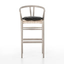 Halcyon Bar Counter Stool - Bar Weathered Grey Pebble Black