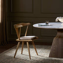 Luxe Haven Ripley Dining Chair - Sandy Oak Lavon Flint