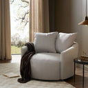 Verity Chloe Swivel Chair - Delta Bisque