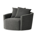 Verity Chloe Swivel Chair - Gibson Smoke