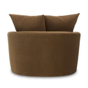 Verity Chloe Swivel Chair - Crypton Henry Coffee