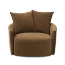 Astoria Chloe Swivel Chair - Crypton Henry Coffee