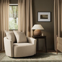 Astoria Chloe Swivel Chair - Crypton Nomad Snow