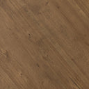 Verity Eaton Drum Coffee Table - Amber Oak Resin