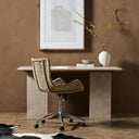 Verano Arum Desk - Cream Marble
