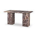 Verano Arum Desk - Merlot Marble