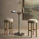Aveline Saldino Bar Counter Stool - Counter Beige Shearling