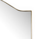 Glam Jacques Floor Mirror - Antique Brass