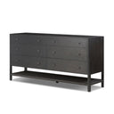 Verity Zuma 6 Drawer Dresser - Smoked Black Ash