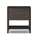 Luminara Zuma Nightstand - Smoked Black Ash