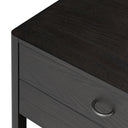 Luminara Zuma Nightstand - Smoked Black Ash