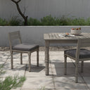 Crestview Outdoor Dining Chair - Charcoal Weathered Grey