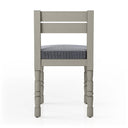 Crestview Outdoor Dining Chair - Faye Navy Weathered Grey