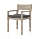 Verano Waller Outdoor Dining Armchair - Charcoal Washed Brown
