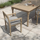 Verano Waller Outdoor Dining Armchair - Faye Ash Washed Brown