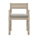Verano Waller Outdoor Dining Armchair - Faye Ash Washed Brown