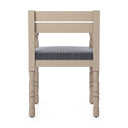 Verano Waller Outdoor Dining Armchair - Faye Navy Washed Brown