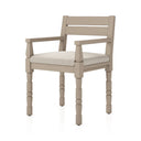 Verano Waller Outdoor Dining Armchair - Faye Sand Washed Brown