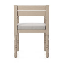 Verano Waller Outdoor Dining Armchair - Stone Grey Washed Brown