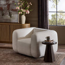 Aether Nara Swivel Chair - Crypton Nomad Snow
