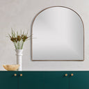 Luxe Georgina Wide Mirror - Polished Brass