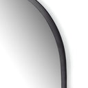 Luxe Georgina Wide Mirror - Iron Matte Black