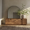 Aurelia Wide Mirror - Iron Matte Black