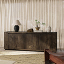 Seraph Abaso Sideboard - Ebony Rustic Wormwood Oak