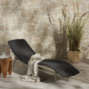 Alora Outdoor Chaise - Vintage Coal