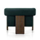 Veridian Cairo Chair - Modern Velvet Smoke