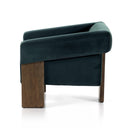 Veridian Cairo Chair - Modern Velvet Smoke