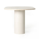 Aveline Belle Oval Dining Table - Cream Marble