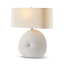 Elegant Busaba Table Lamp - Matte White