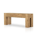 Aveline Abaso Console Table - Rustic Wormwood Oak