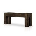 Aveline Abaso Console Table - Ebony Rustic Wormwood Oak