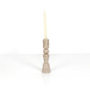 Elegant Rosette Taper Candlesticks