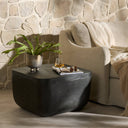 Verity Square Outdoor End Table - Aged Grey