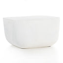 Verity Square Outdoor End Table - Matte White