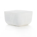 Verity Square Outdoor End Table - Matte White