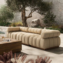 Altera Outdoor 3-Piece Sectional - Hayes Cream Sofa