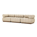 Altera Outdoor 3-Piece Sectional - Hayes Cream Sofa