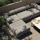 Vistara Outdoor 3-Piece Sectional - Faye Ash W Ottoman