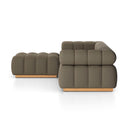 Vistara Outdoor 3-Piece Sectional - Alessi Fawn W Ottoman