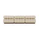 Altera Outdoor 3-Piece Sectional - Hayes Cream W Ottoman