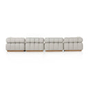 Verano Outdoor 4-Piece Sectional - Faye Ash