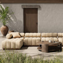 Verano Outdoor 4-Piece Sectional - Hayes Cream